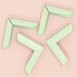 4 Esquineras Metálicas Grandes Mint Green Craftelier