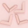 4 Esquineras Metálicas Grandes Baby Pink Craftelier