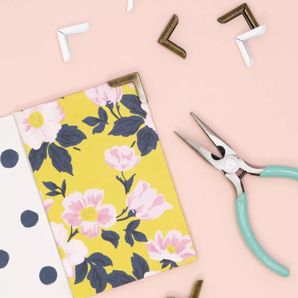 4 Esquineras Metálicas Royal Gold Craftelier