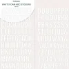 Abecedario Adhesivo Foam Blanco Craftelier