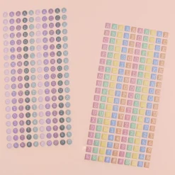 Abecedario Adhesivo Puffy Pastel Cuadrado Craftelier