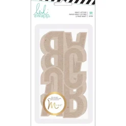 Abecedario jumbo kraft Hawthorne Heidi Swapp para Minc