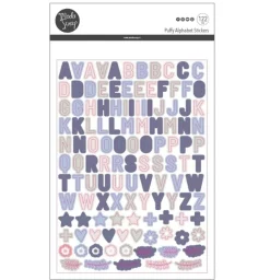 Abecedario Puffy Winter Time ModaScrap