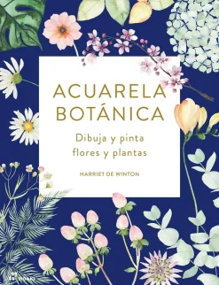 Acuarela botánica Dibuja y pinta flores y plantas
