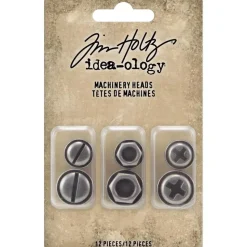 Adornos Metálicos Machinery Heads Idea-Ology Tim Holtz