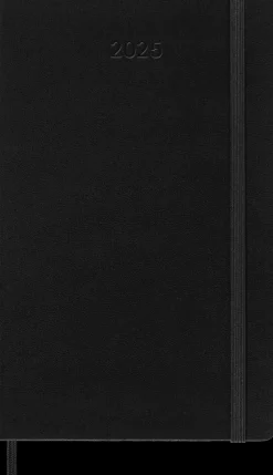 Agenda Classic 2025 semanal horizontal negro tapa dura Moleskine 13x21cm