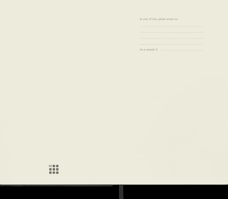 Agenda Classic 2025 semanal horizontal negro tapa dura Moleskine 13x21cm