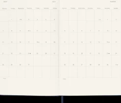 Agenda Classic 2025 semanal horizontal negro tapa dura Moleskine 13x21cm