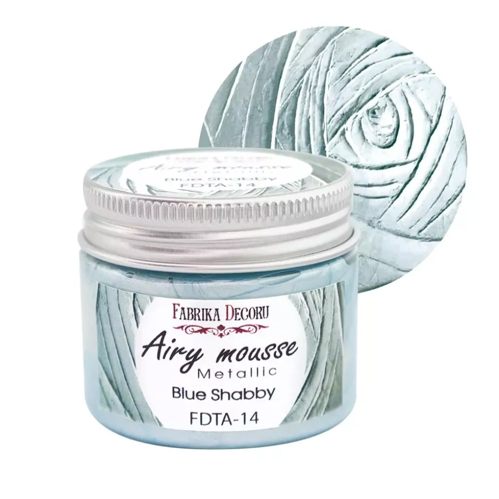 Airy mousse metallic Blue Shabby Fabrika Decoru