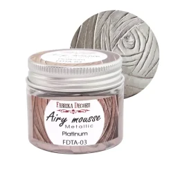 Airy mousse metallic Platinum Fabrika Decoru