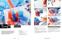 Alcohol Ink Step-by-Step Techniques for Ink-Based Fluid Art