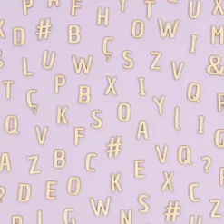 Alfabeto de madera Craftelier