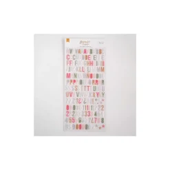 Alfabeto puffy December Vibes Lora Bailora