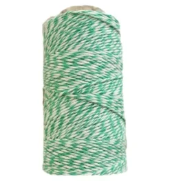 Algodón Encerado para Scrapbooking Blanco y Verde CasaSol 140m