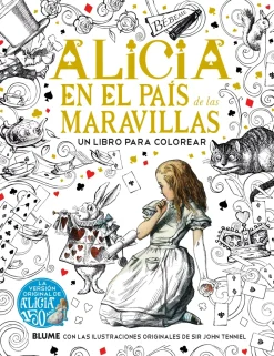 Alicia en el país de las maravillas Un libro para colorear