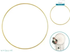 Anilla de Latón Dorada MultiCraft 35cm