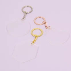 Anilla de llavero con cadena Gold Craftelier