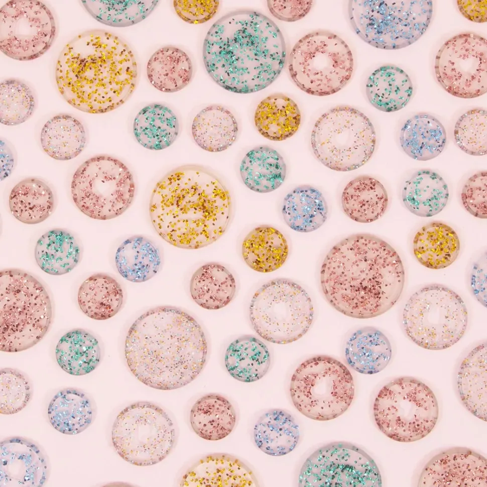 Anillas de Disco Glitter S Gold Craftelier