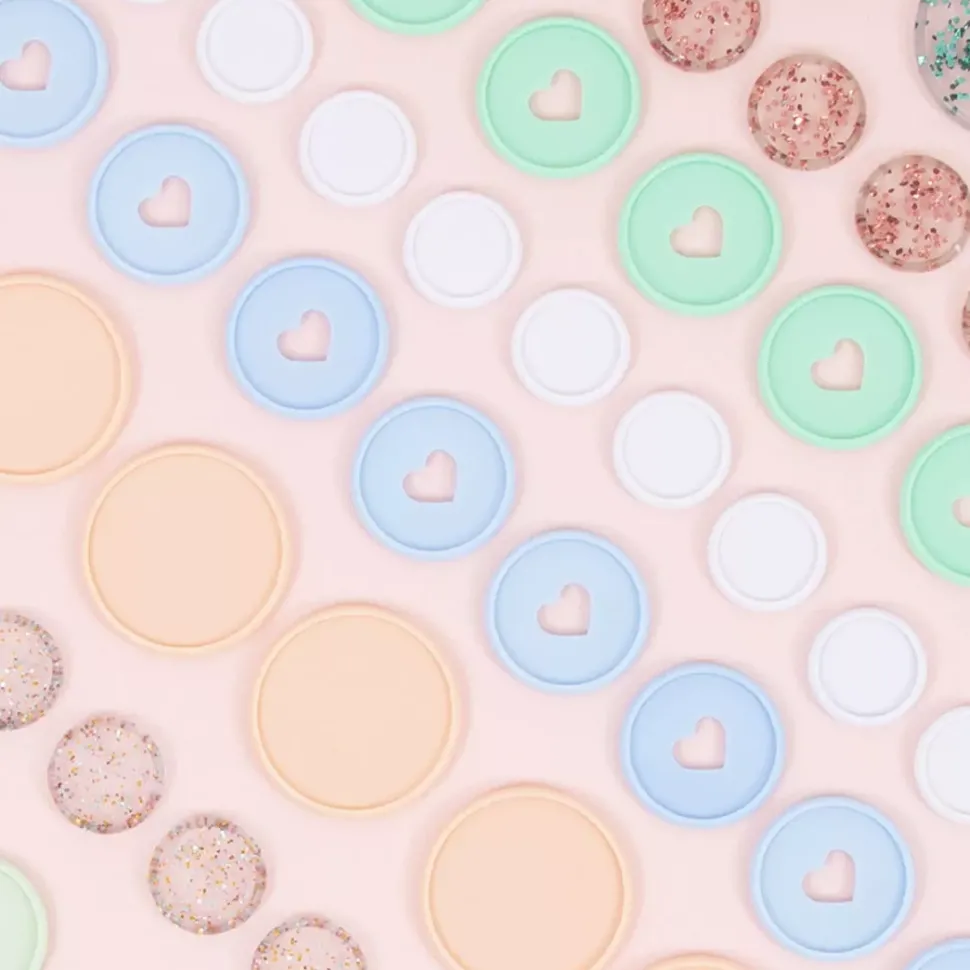 Anillas de Disco Glitter S Gold Craftelier