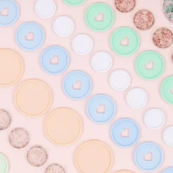 Anillas de Disco Glitter S Sirena Craftelier