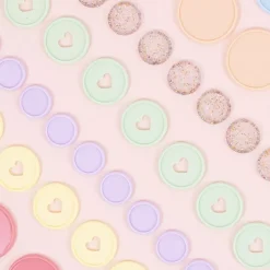 Anillas de Disco Glitter S Sirena Craftelier