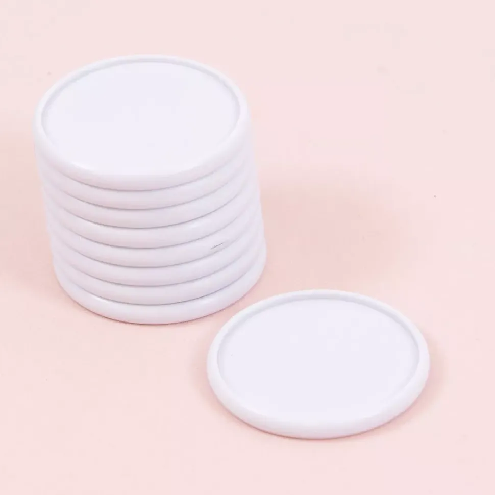 Anillas de Disco L Blanco Craftelier