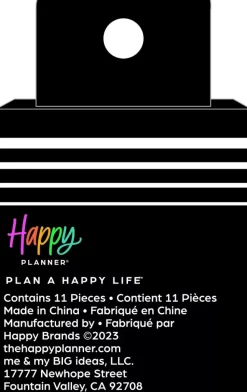 Anillas Metálicas XL Rosey & Gold Happy Planner