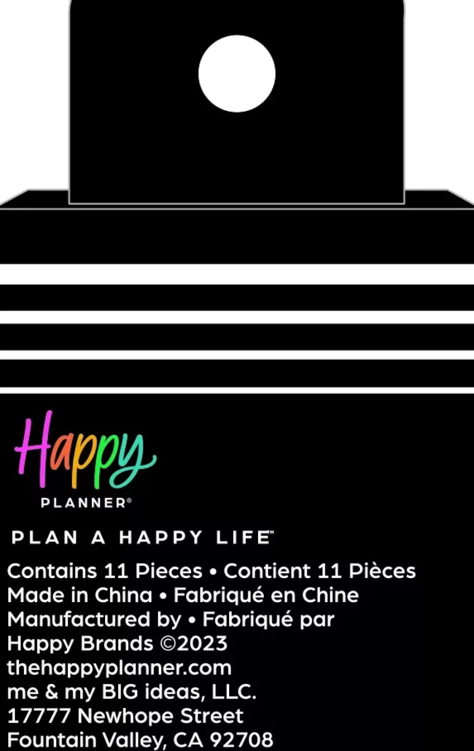 Anillas Metálicas XL Rosey & Gold Happy Planner