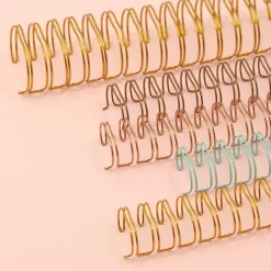 Anillas para encuadernar Rose Gold 0.75" Craftelier