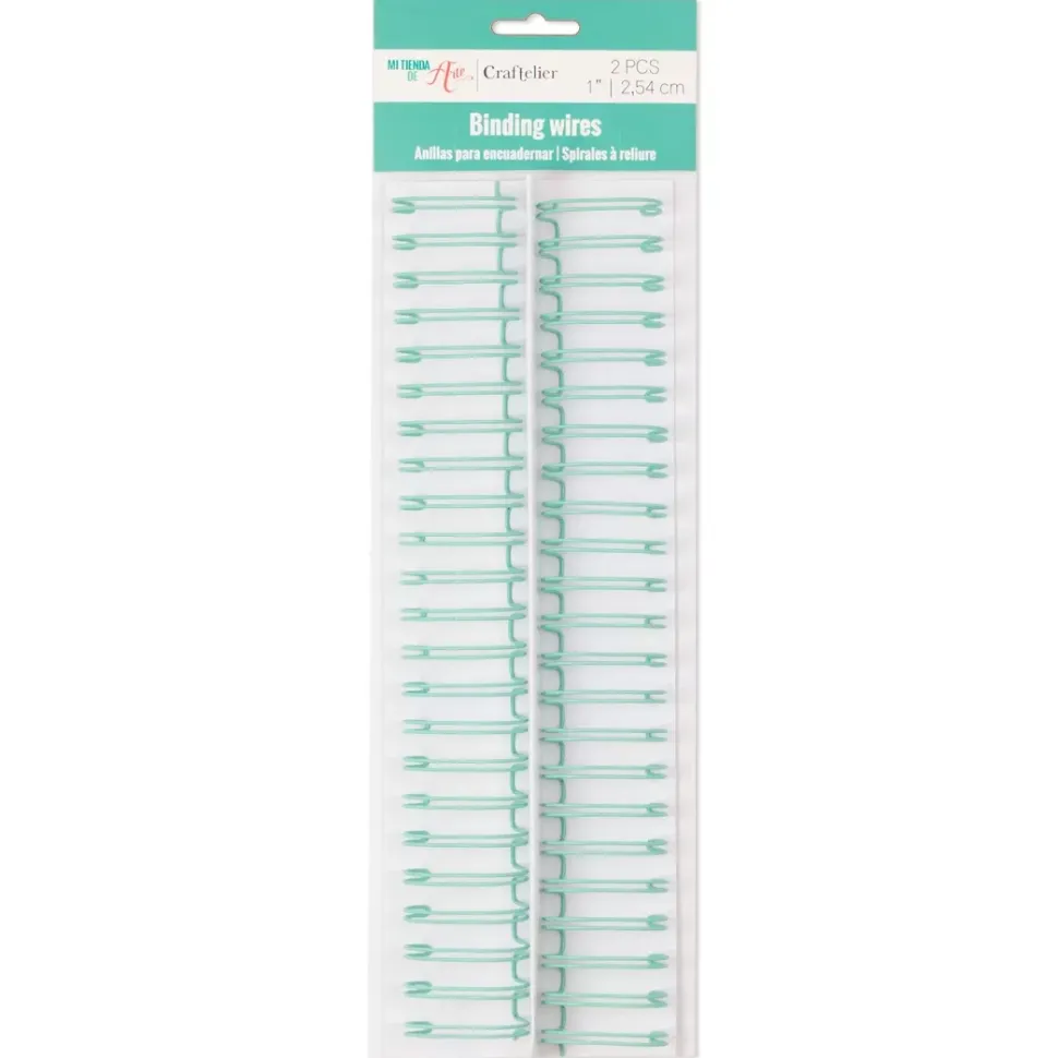 Anillas para encuadernar Turquoise 1" Craftelier