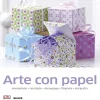 Arte con papel marmolado reciclado découpage filigrana serigrafía
