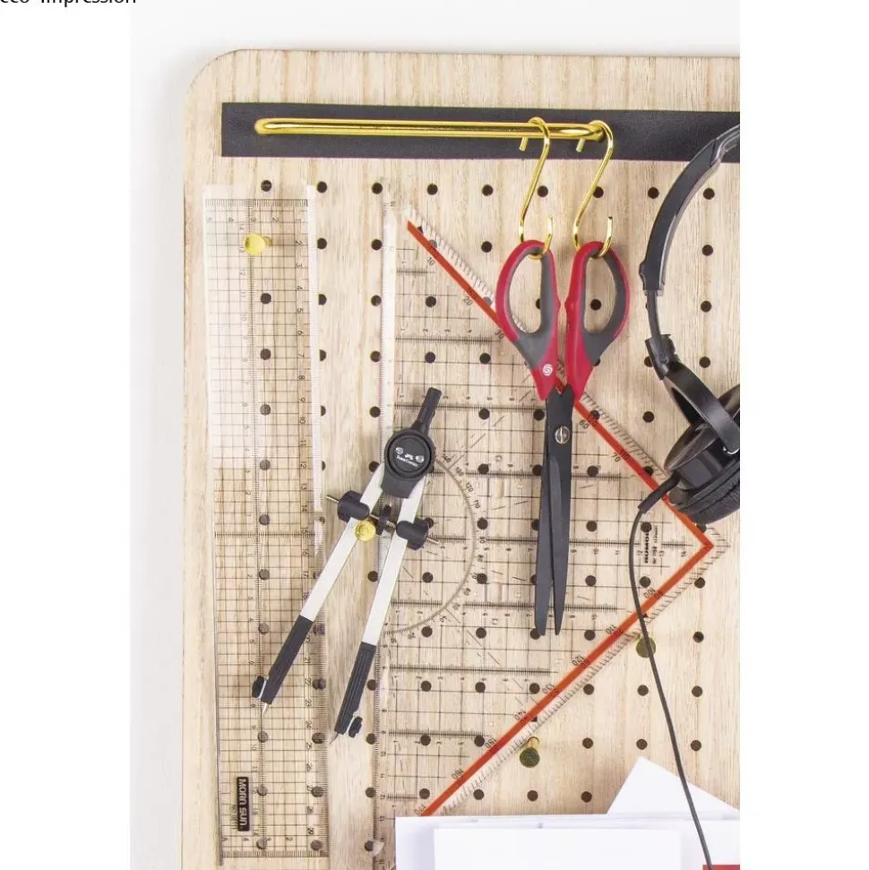 Barra de metal grandes para Pegboard Pin and Peg