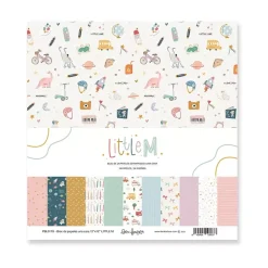 Bloc 24 papeles Little M Lora Bailora 30x30cm