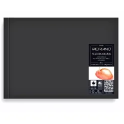 Bloc acuarela cosido apaisado Fabriano A4 200g/m²