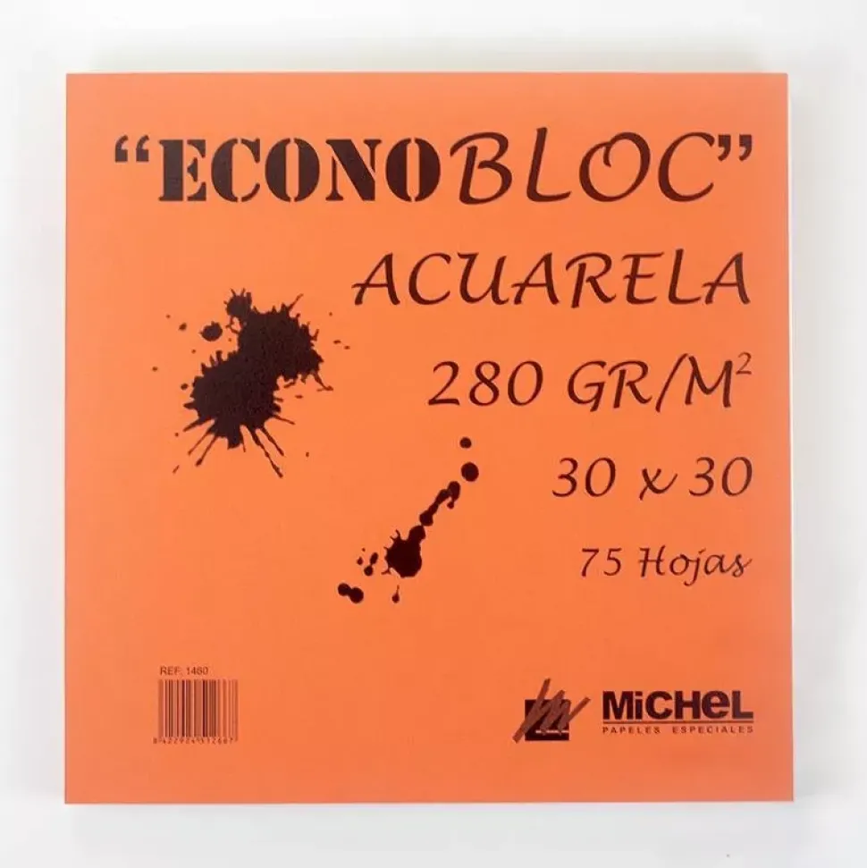 Bloc de acuarela Econobloc 30x30cm 280g/m²
