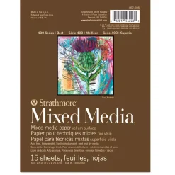 Bloc Mixed Media Serie 400 Superior Strathmore 15,2x20,3cm