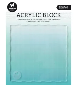 Bloque Acrílico Para Sellos Essentials Studio Light 12x12cm