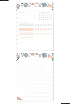 Bloque de Hojas Big Florals Happy Planner