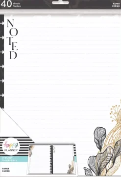 Bloque de Hojas Big Gold & Black Happy Planner