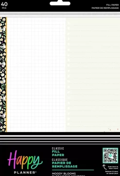 Bloque de hojas Moody Blooms Classic Happy Planner