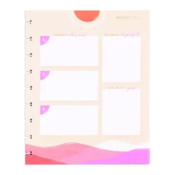 Bloque de hojas Organic Wellness Classic Happy Planner