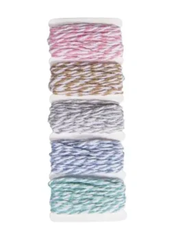 Bobina con 5 Hilos Pastel Rayher 20m