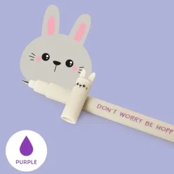 Bolígrafo de gel borrable Erasable Pen Bunny Legami