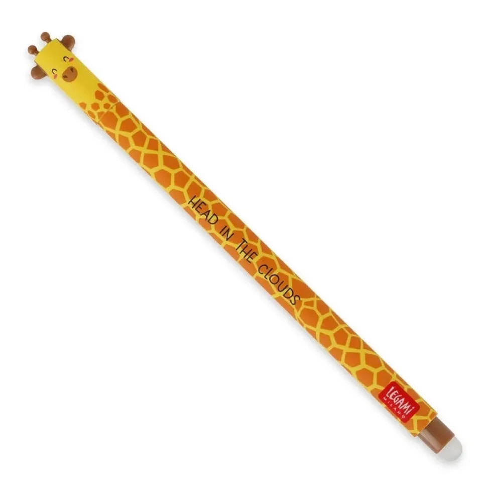 Bolígrafo de gel borrable Erasable Pen Giraffe Legami