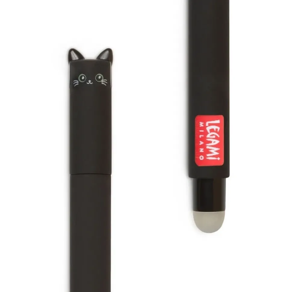 Bolígrafo de gel borrable Erasable Pen Kitty Legami