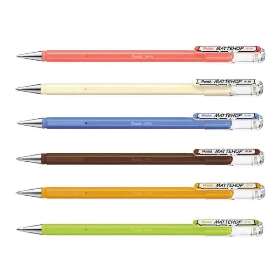 Bolígrafo de gel Naranja Mattehop Pentel