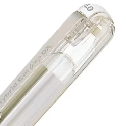 Bolígrafo de gel Plata Hybrid DX Pentel