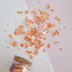 Botella de Cristal 3gr con Copos Bronze Flakes Wax it Lora Bailora