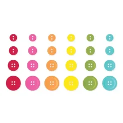 Botones Brights Color Vibe Simple Stories