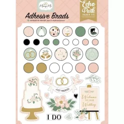 Brads adhesivos Marry Me Echo Park